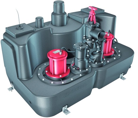 Kessel: Hebeanlage Aqualift F XL.