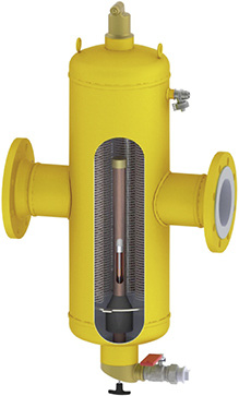 
Spirotech: Schlammabscheider SpiroCombi-Magnet. 
