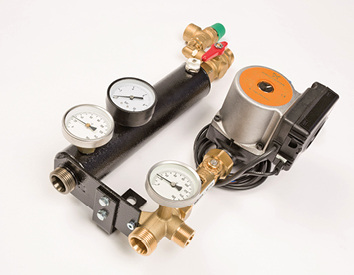 



Taconova: Solarstationen der Baureihe TacoSol Circ mit Hocheffizienzpumpe. 
