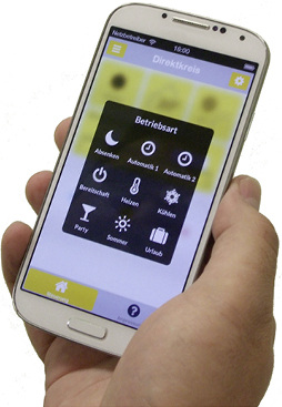 



App zur Heizungssteuerung Rotex Control. 
