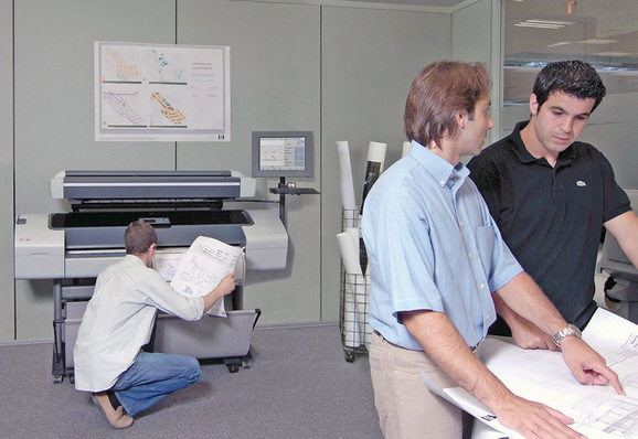 



1
 Großformatige Ausgabegeräte gehören in vielen Planungsbüros zur Standardausstattung. 
