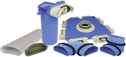 



Systemair: Kanalsystem Oval+ mit Klickverbindung. 
