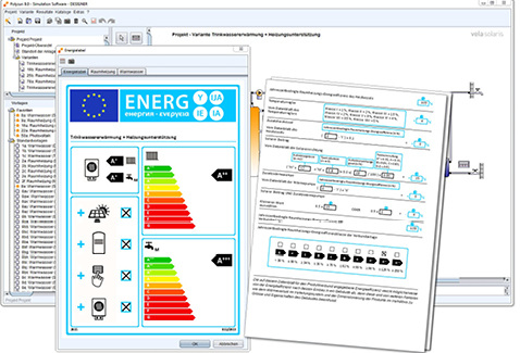 
Vela Solaris: ErP-Datenblatt und -Verbundlabel in Polysun. 




