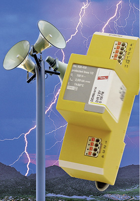 



Dehn: Blitz- und Überspannungsschutz für elektroakustische Anlagen. 
