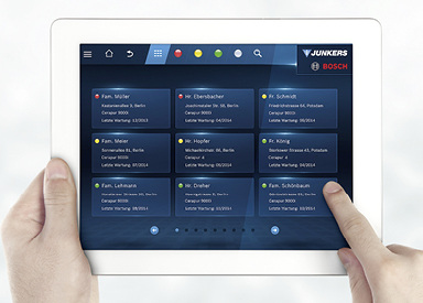 



Junkers: Status der vernetzten Kundenanlagen auf HomeCom Pro. 
