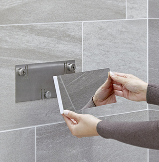 



Hewi: Fest montierte Montageplatte. 
