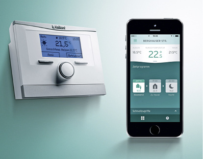 



Vaillant: Systemregler multimatic 700 und zugehörige App. 
