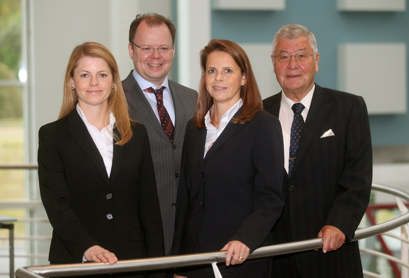Gesellschafter des Familienunternehmens Roth (von links): Dr. Anne-Kathrin Roth, Claus-Hinrich Roth, Christin Roth-Jäger und Manfred Roth.