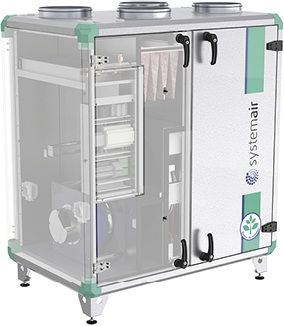 



Systemair: Topvex mit sorptions-beschichtetem Wärmeübertrager. 

