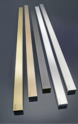 



Dallmer: Metalltöne für Duschrinnen. 
