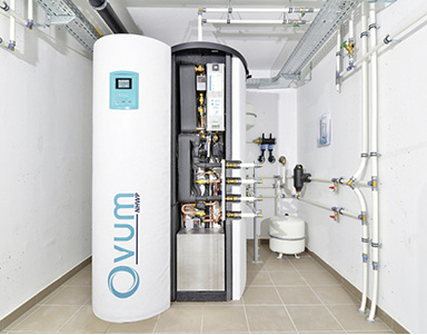 



Ovum Heiztechnik: Wärmepumpen-Heizzentrale NHWP. 
