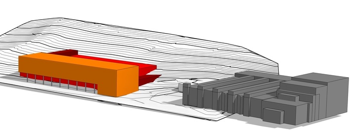 Planung für das neue ebm-papst-Entwicklungszentrum in Mulfingen.
