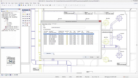 



Data Design System: Lüftungsplanung mit DDS-CAD 13. 
