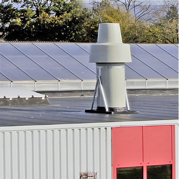 



1
 Dachventilator mit integriertem Regenerativ-Wärmerückgewinner (Rotations-Wärmeübertrager), … 
