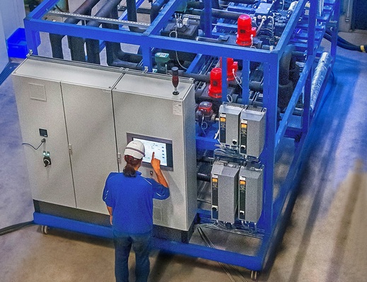 TÜV SÜD-CO2-Prüfstand.