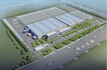 



ebm-papst: Visualisierung des neuen ebm-papst-Standorts in Xi’an. 
