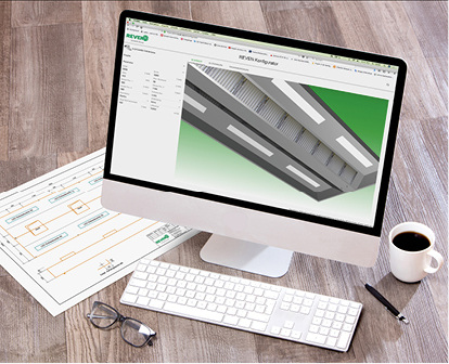 



Reven: Entwurf einer Großküchenhaube per CAD. 
