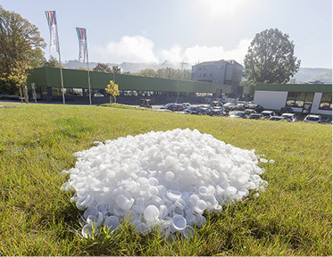 



Durch den Verzicht auf Rohrschutzkappen vermeidet aquatherm etwa 8,5 t Plastikmüll pro Jahr. 
