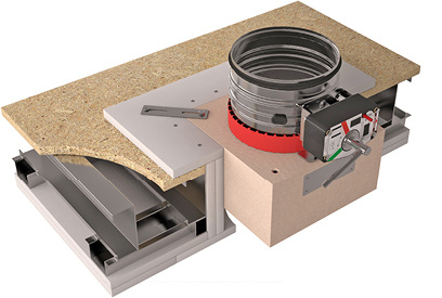 



Wildeboer: FR90 in einer Stahlrahmen-Decke. 
