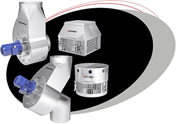 



Schräder: Dach- und Einbauventilatoren. 
